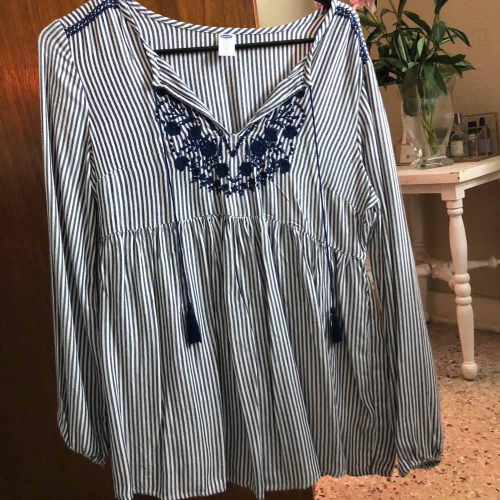 Old navy peplum blouse